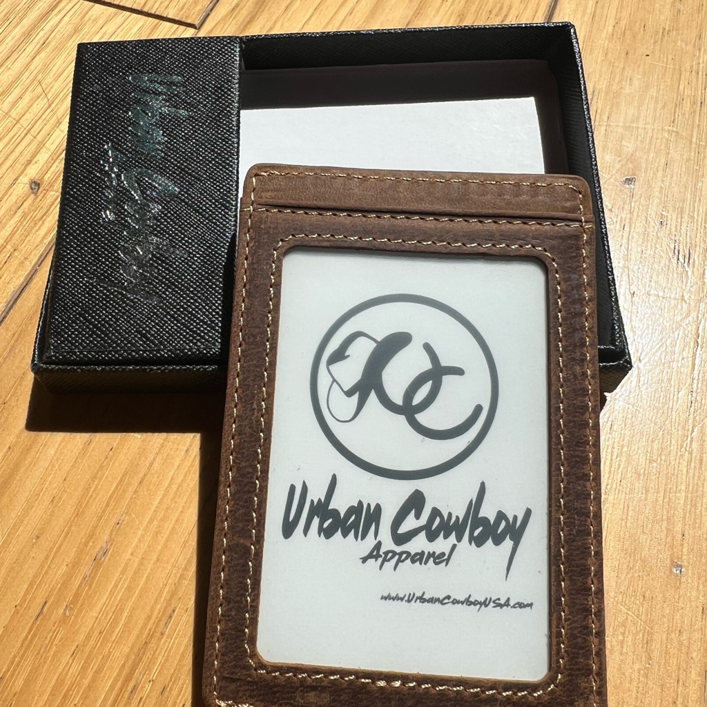 Brown Leather Card Holder